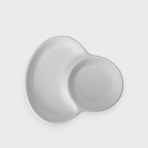 Talerz Duet na filiżankę i przekąskę - ceramika biskwitowa do malowani