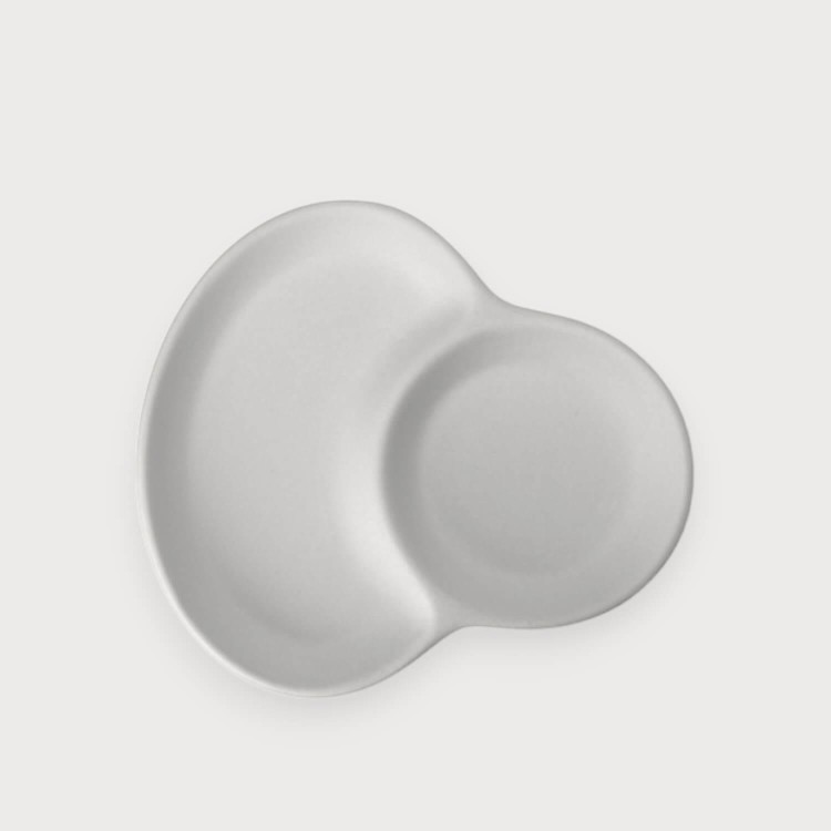 Talerz Duet na filiżankę i przekąskę - ceramika biskwitowa do malowani