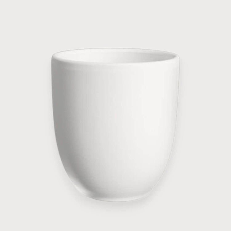 Wysoki kubek bez ucha czarka Mira - ceramika biskwitowa do malowania