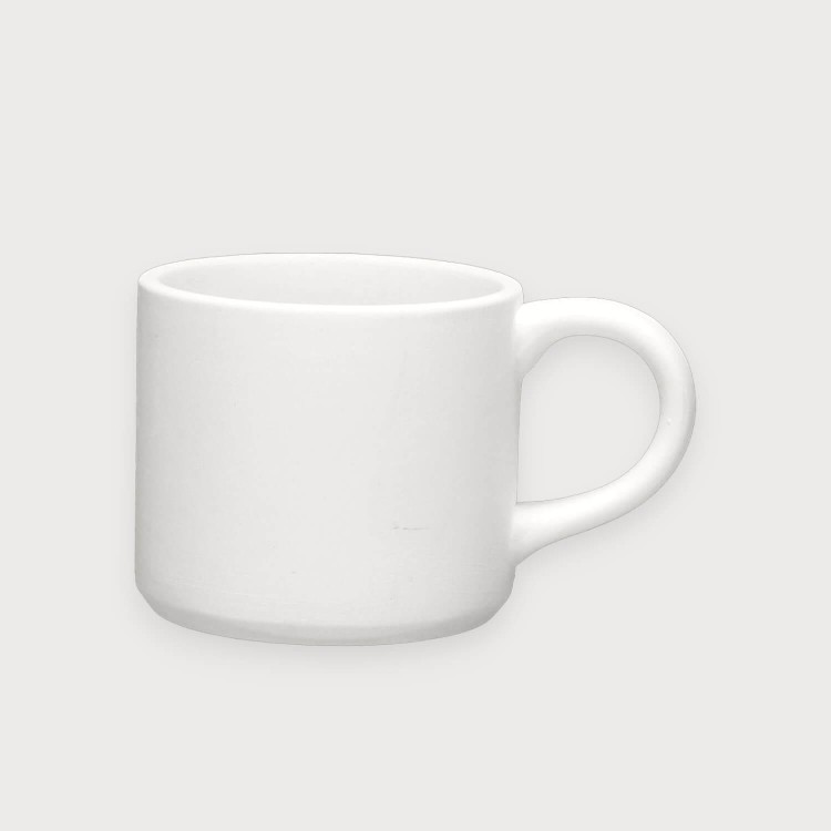 kubek kamionkowy klasyczny 370ml biskwit stoneware do szkliwienia