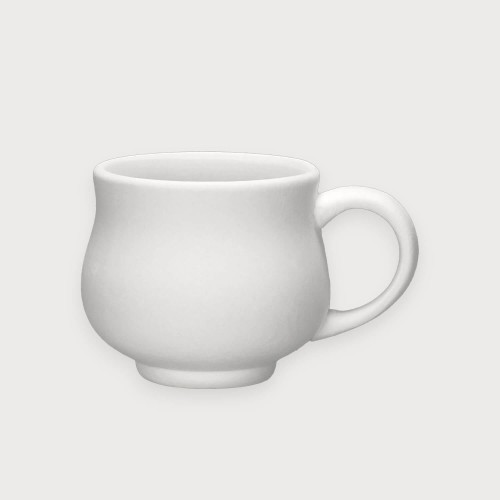 kubek kamionkowy baryłka 360ml biskwit stoneware do szkliwienia