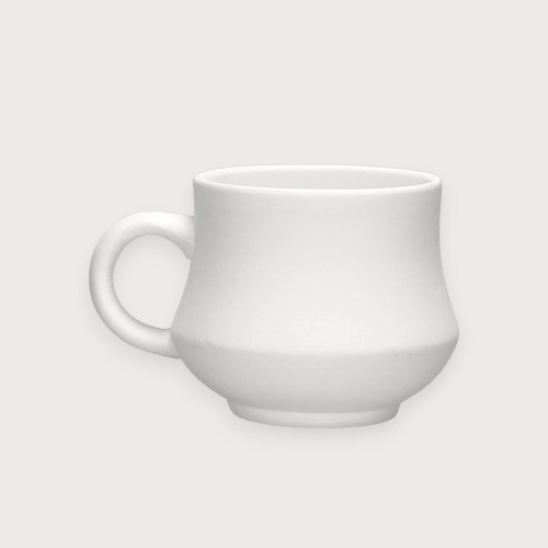 kubek kamionkowy tulipan 500ml biskwit stoneware do szkliwienia