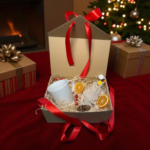 zestaw kreatywny diy jeden kubek do malowania prezent świąteczny